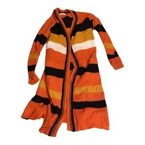 Vibrant Striped Women's Cardigan